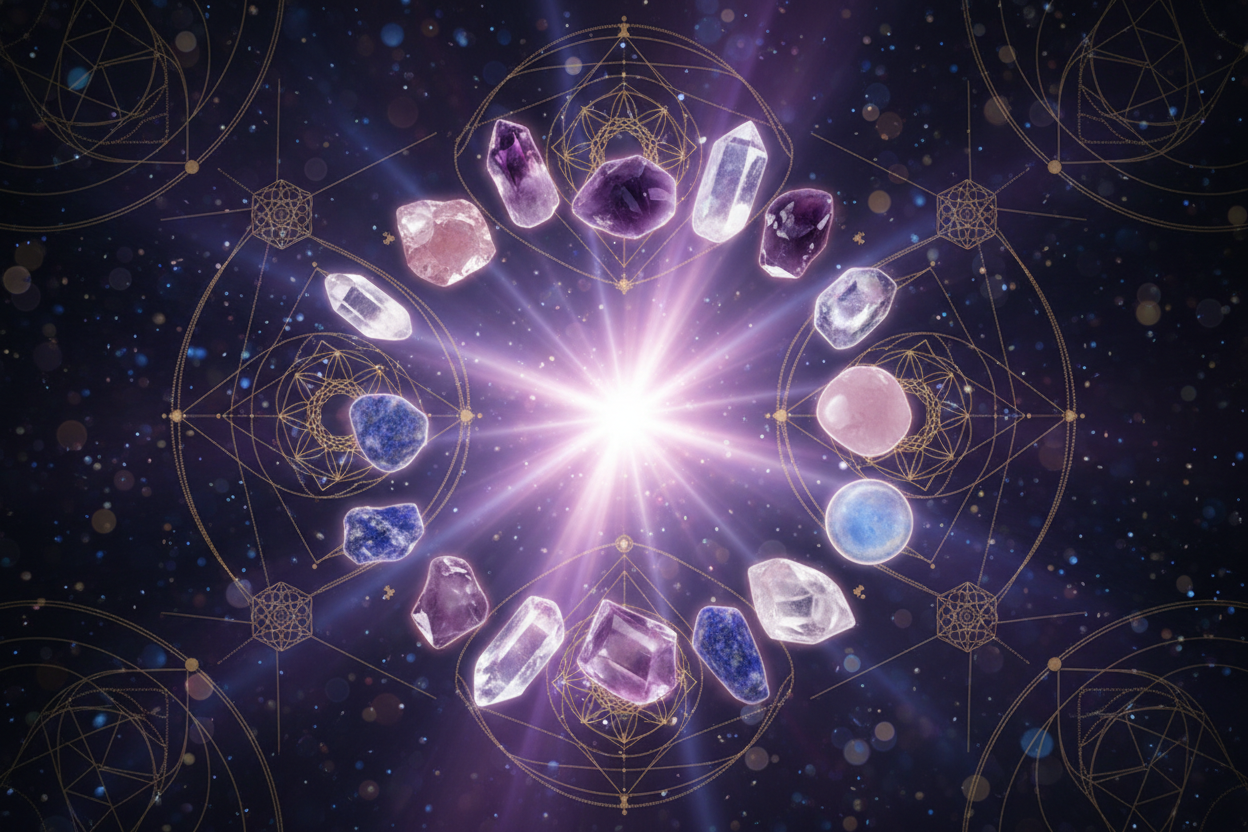 Crystal Energy Manifestation Banner
